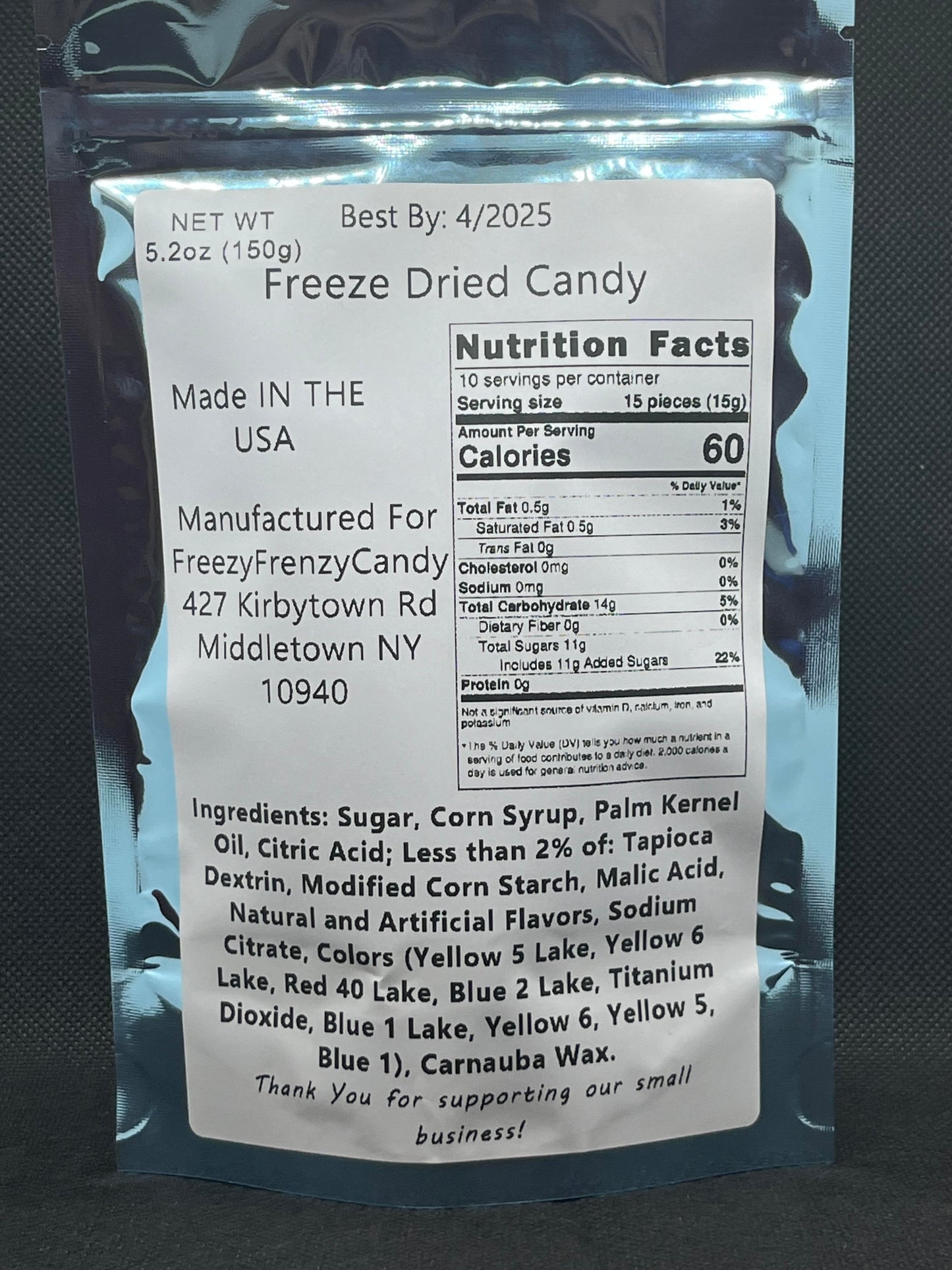 Freeze Dried Skittles 5oz